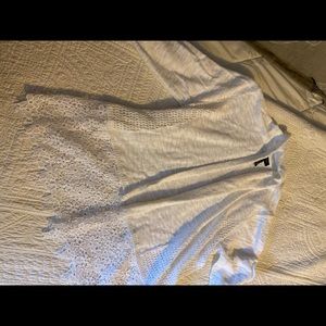 Lacy, cardigan sweater